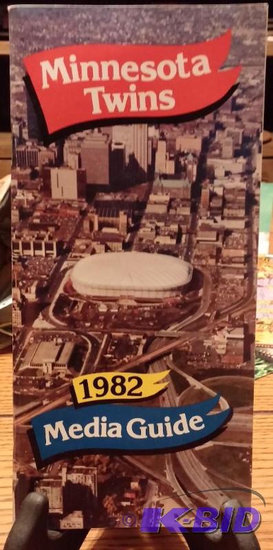 1982 Minnesota Twins Media Guides...