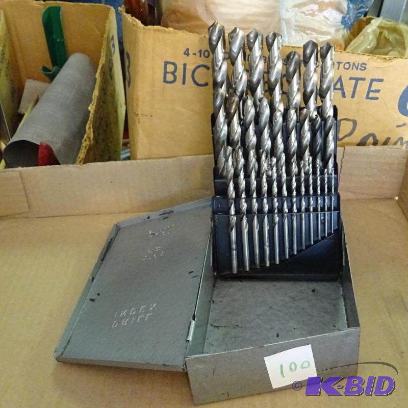 lot 100 image: Drill bit set...