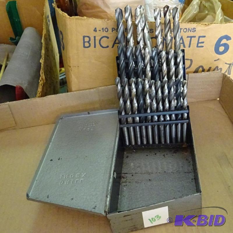 lot 103 image: Drill bit set...