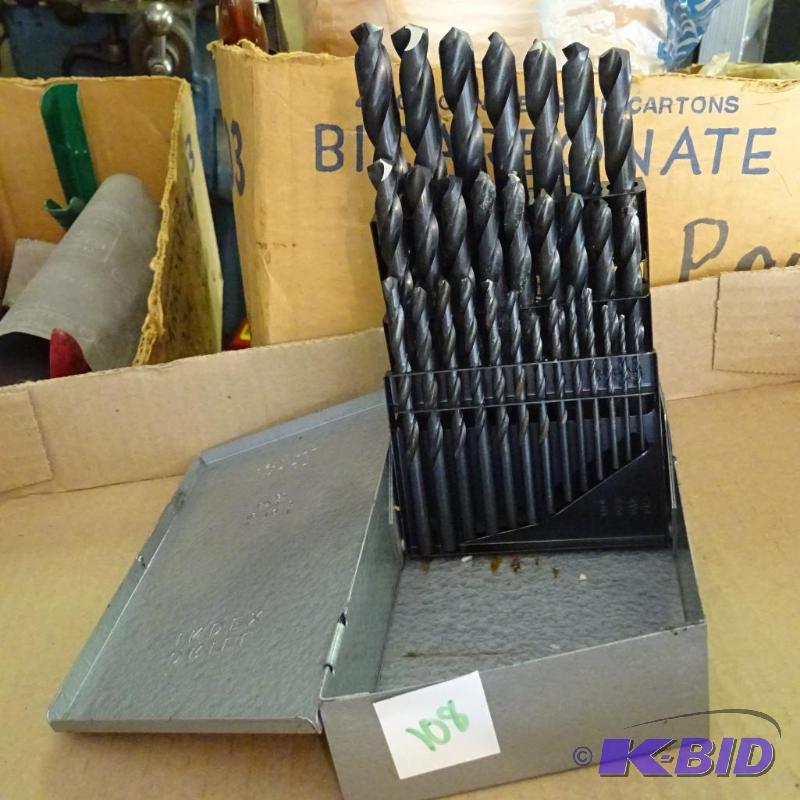 lot 108 image: Drill bit set...