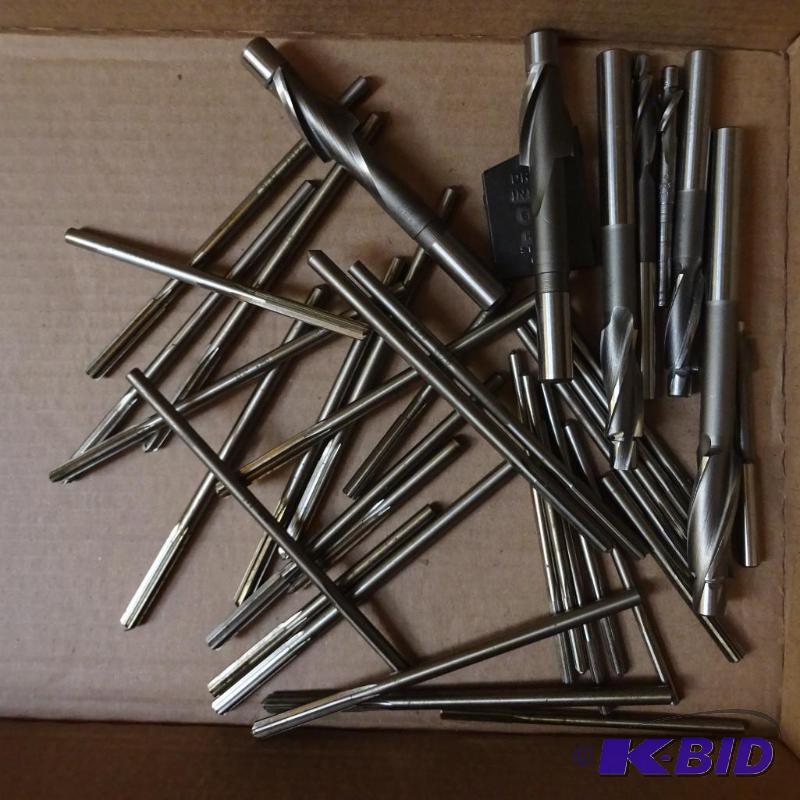 lot 120 image: end mills and reamers...