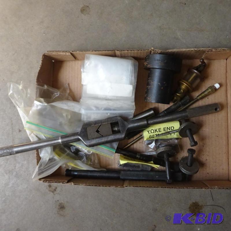 lot 124 image: misc specialty tools. Clevis pins...