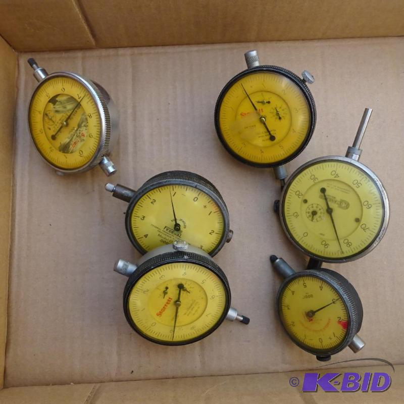 lot 140 image: 6 dial indicators...