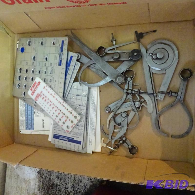 lot 154 image: misc measuring tools...