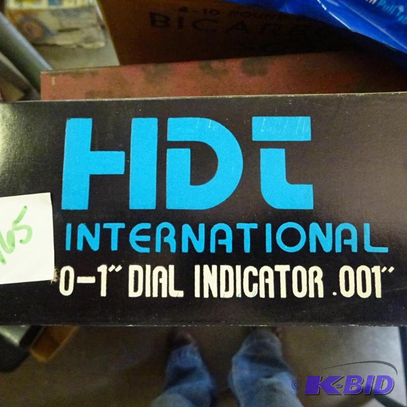 lot 165 image: HDT 0-1" dial indicator. New...