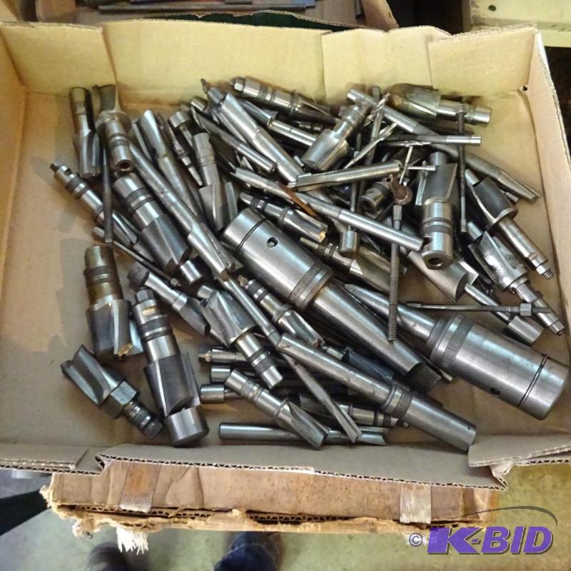 lot 179 image: Box of misc end mills...