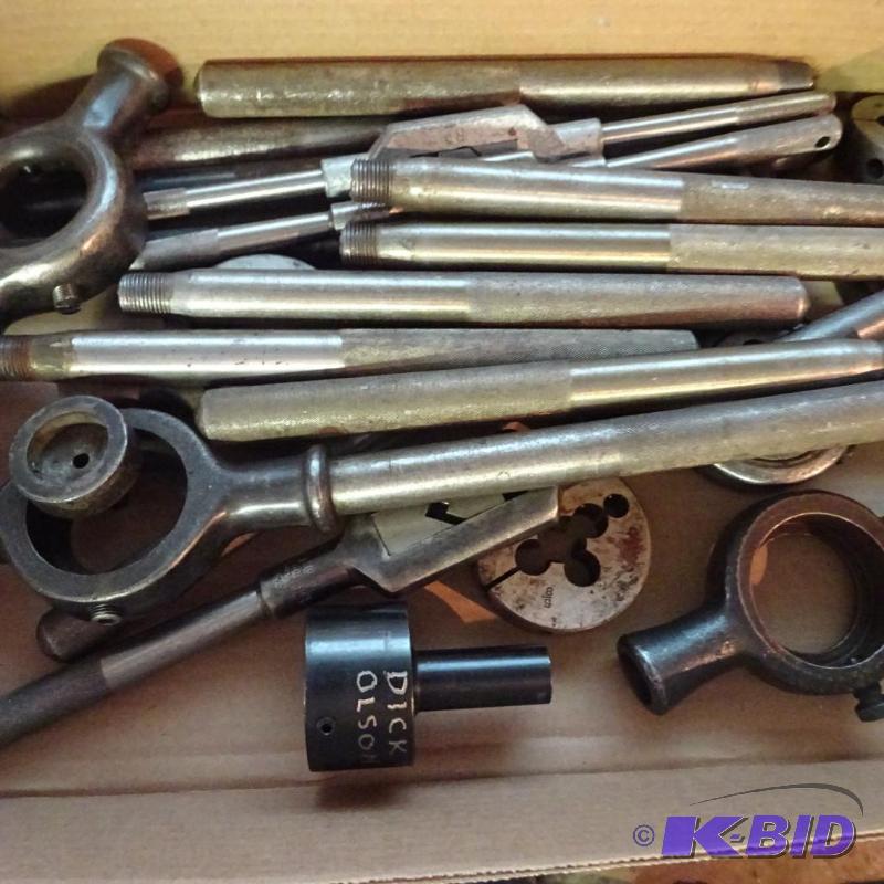 lot 182 image: Die holders and handles...