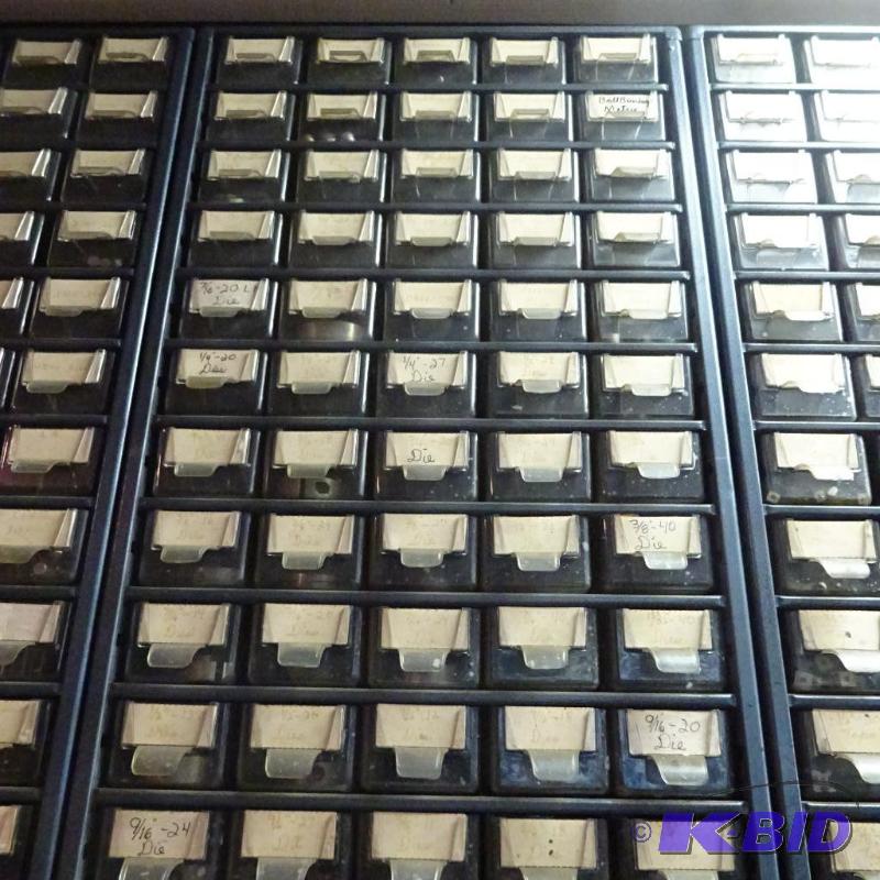lot 197 image: 60 drawers with new dies...