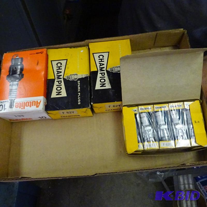 lot 227 image: Vintage champion spark plugs...