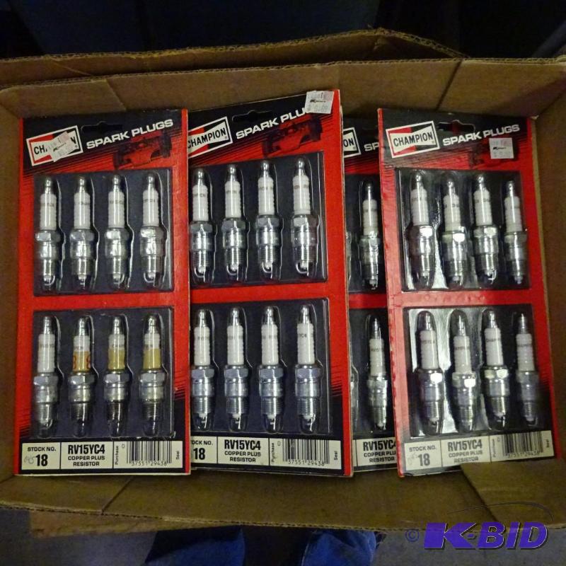 lot 233 image: Champion spark plugs...