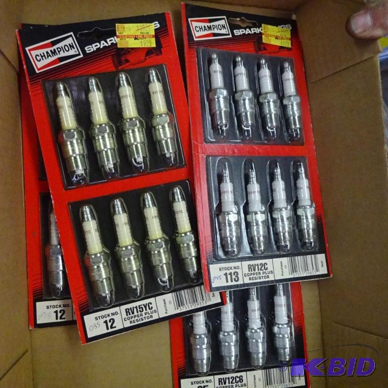 lot 234 image: Champion spark plugs...