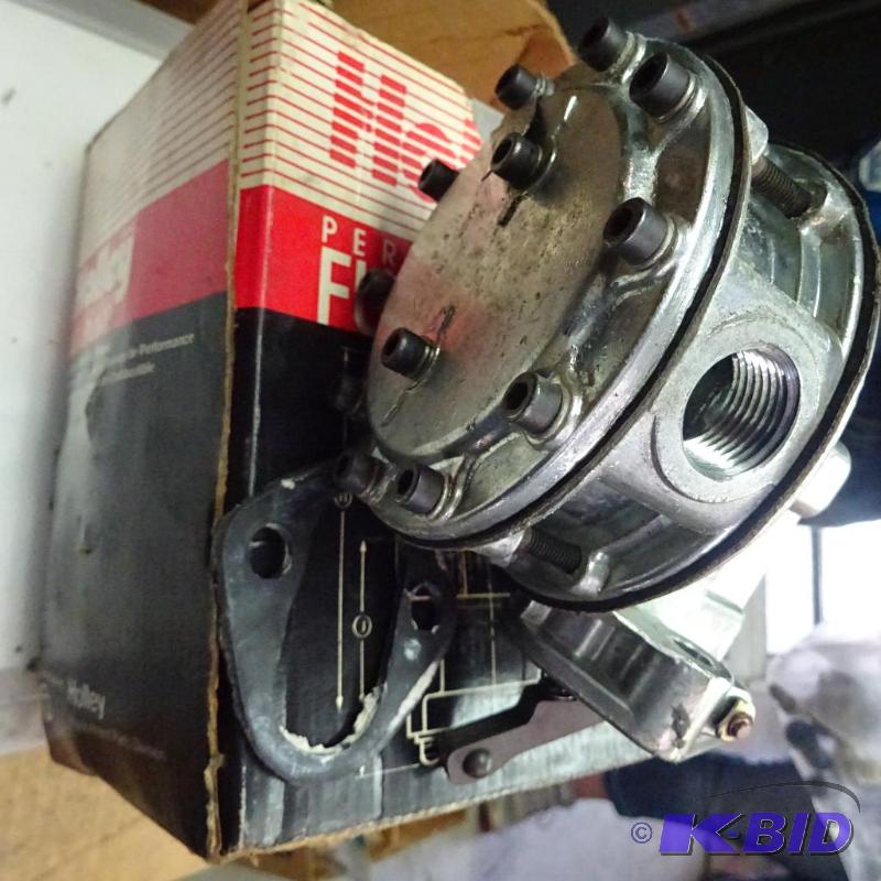lot 237 image: Holley fuel pump and valves...
