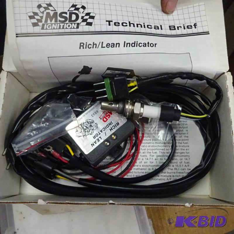 lot 239 image: 2- MSD ignition RichLean indicator #8933...