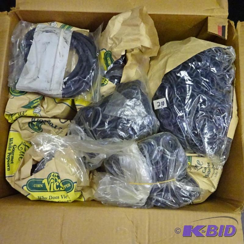 lot 244 image: misc. O rings...