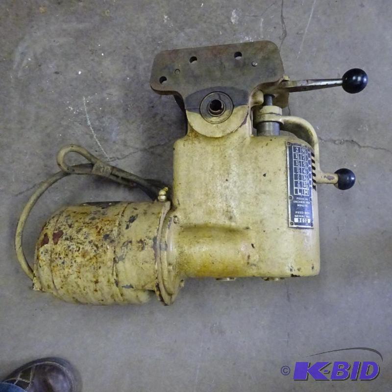 lot 247 image: 208-220 volt. 3 phase drive unit. Multispeed...