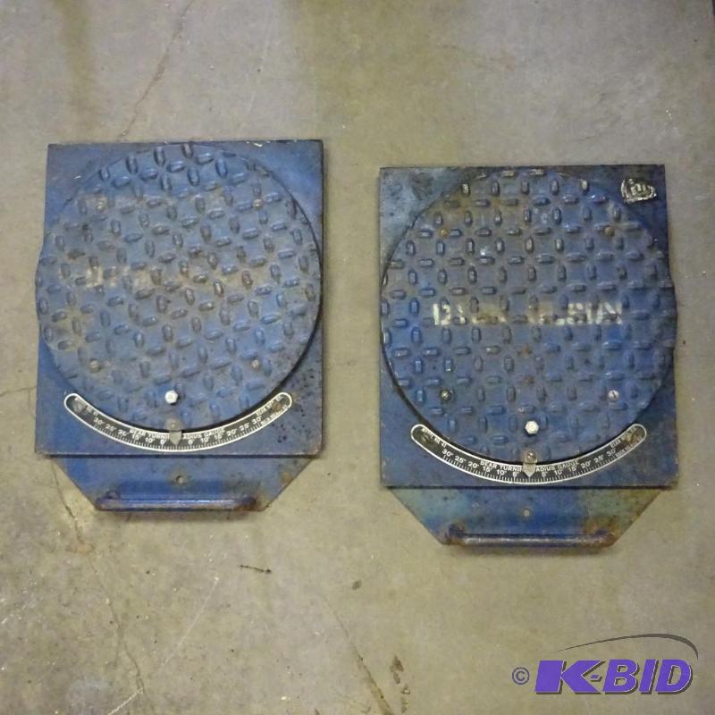 lot 248 image: front end alignment plates...