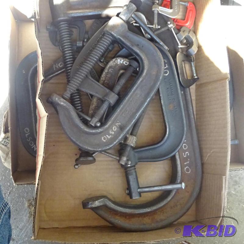 lot 29 image: misc C clamps...