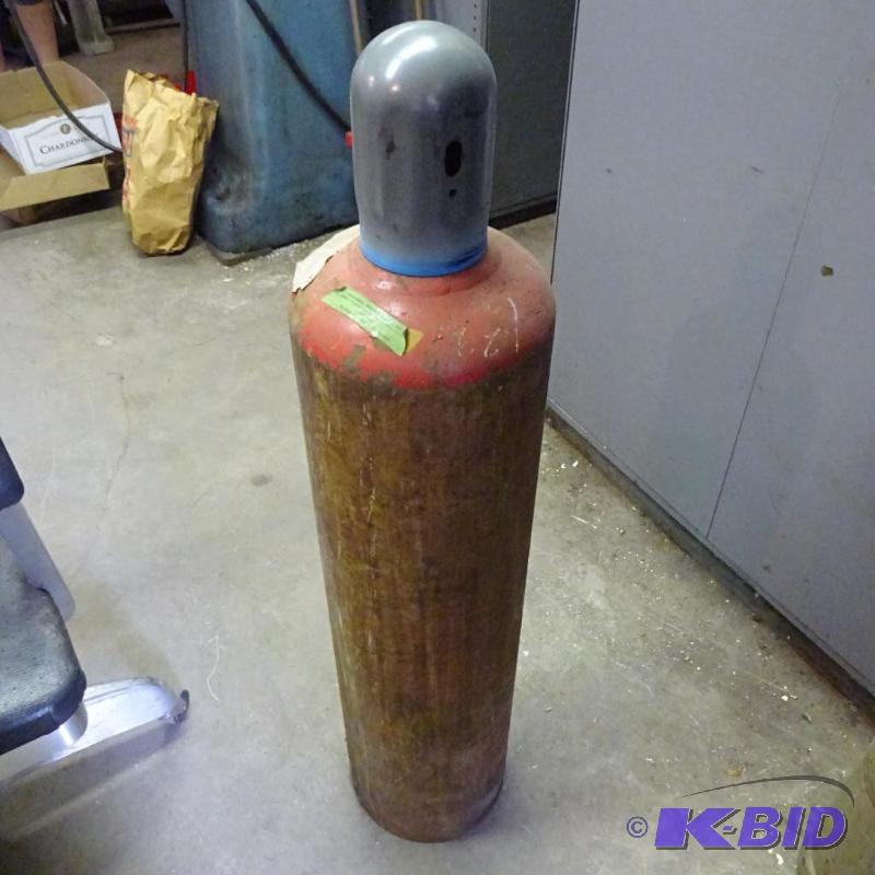 lot 294 image: large acetylene tank...