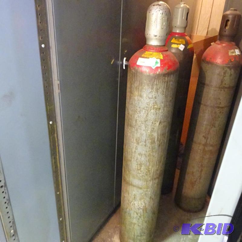 lot 298 image: large oxygen tank...
