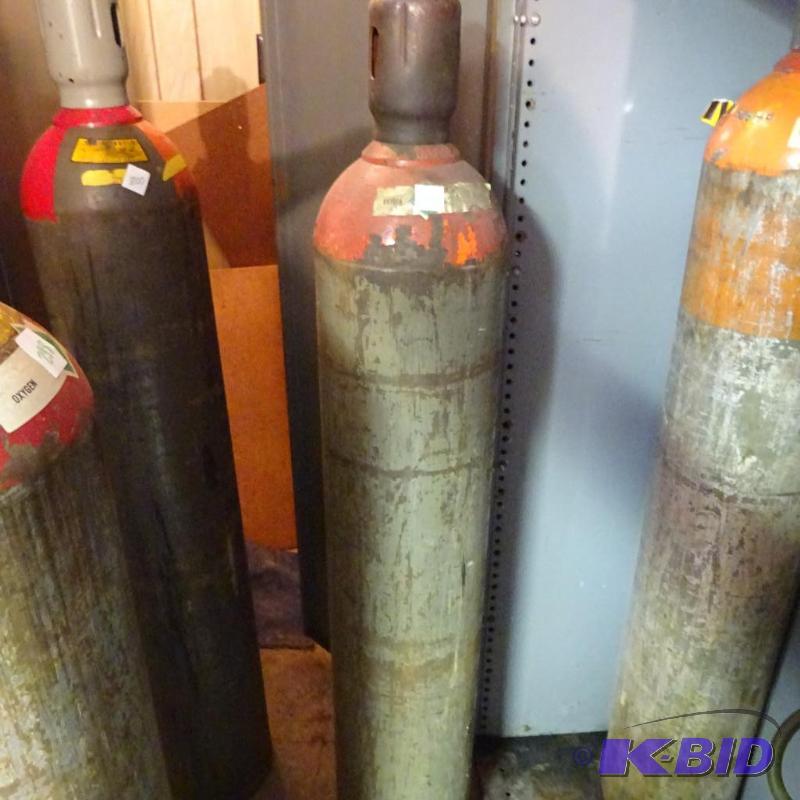 lot 299 image: large oxygen tank...