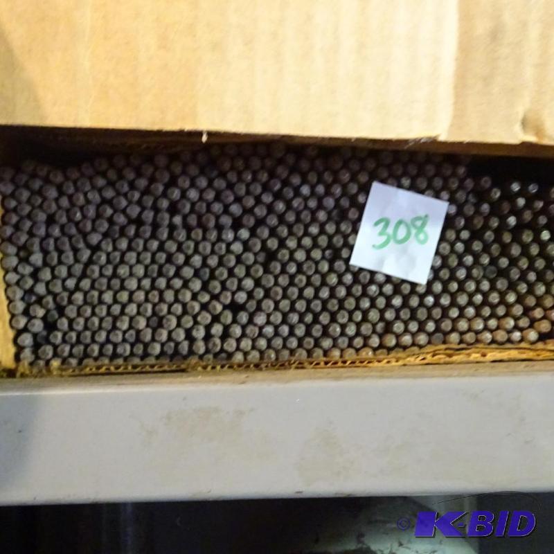 lot 308 image: full box of box welding rods...