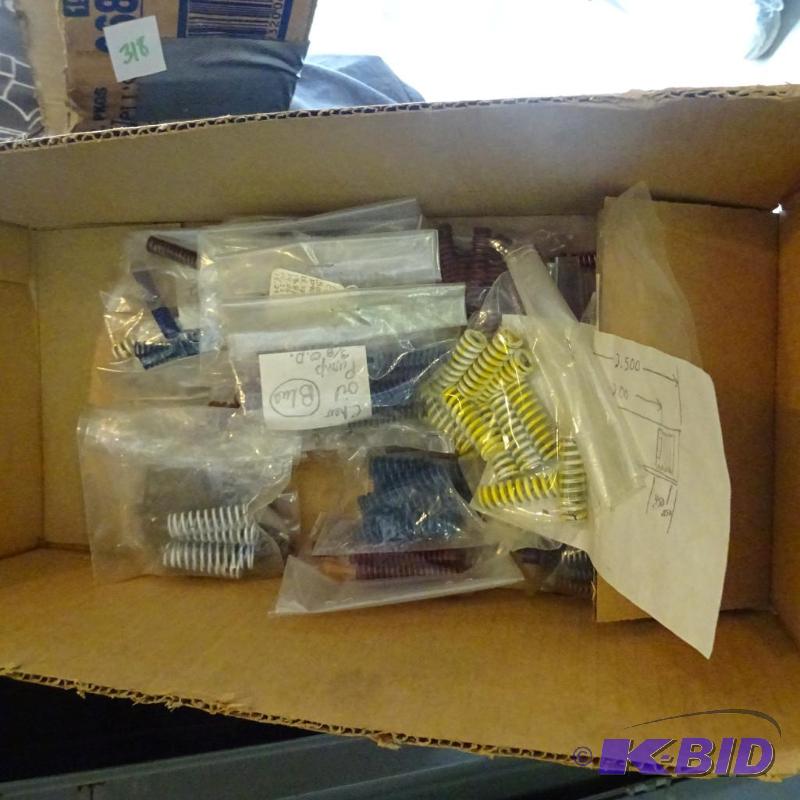 lot 317 image: Chevy oil pressure relief springs...