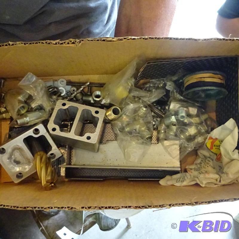 lot 318 image: mill end and hose fittings and other misc...