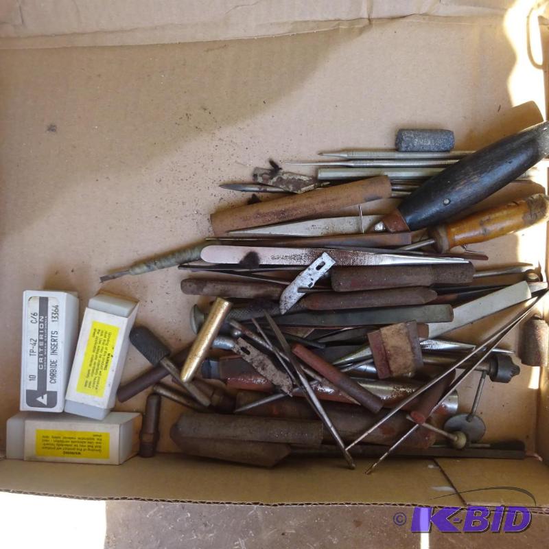 lot 33 image: Mini files. Rotary deburrers. Carbide inserts...
