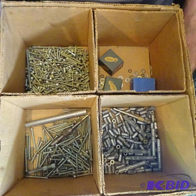 lot 343 image: concrete anchors, misc machine screws...