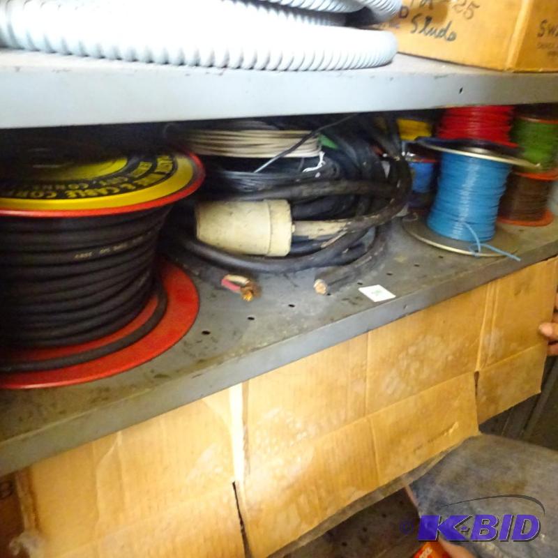 lot 344 image: misc electrical wire...