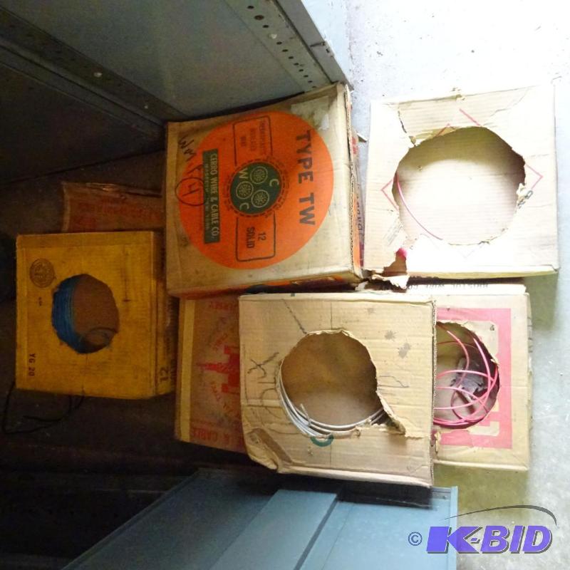 lot 347 image: misc electrical wire...