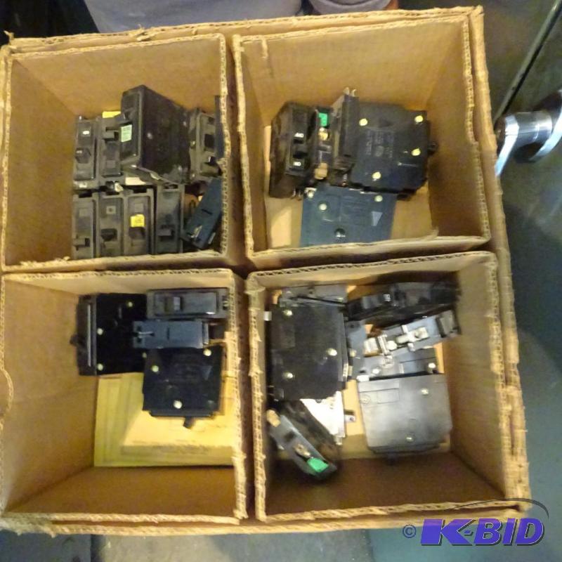 lot 349 image: electrical circuit breakers...