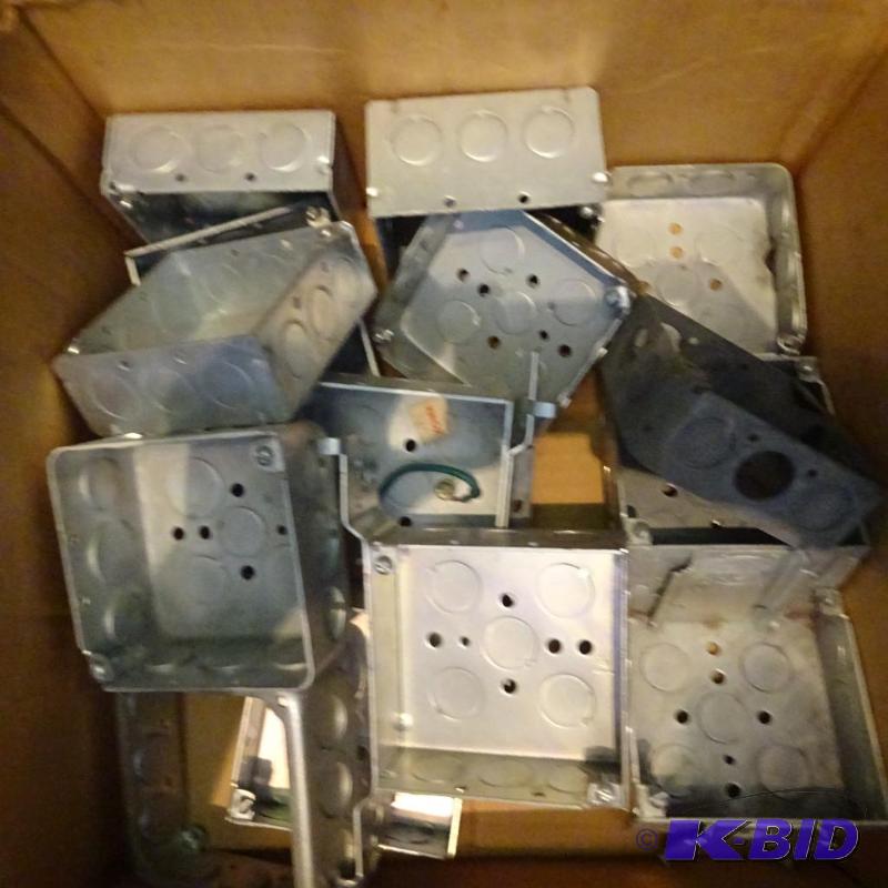 lot 354 image: 4" square electrical boxes...