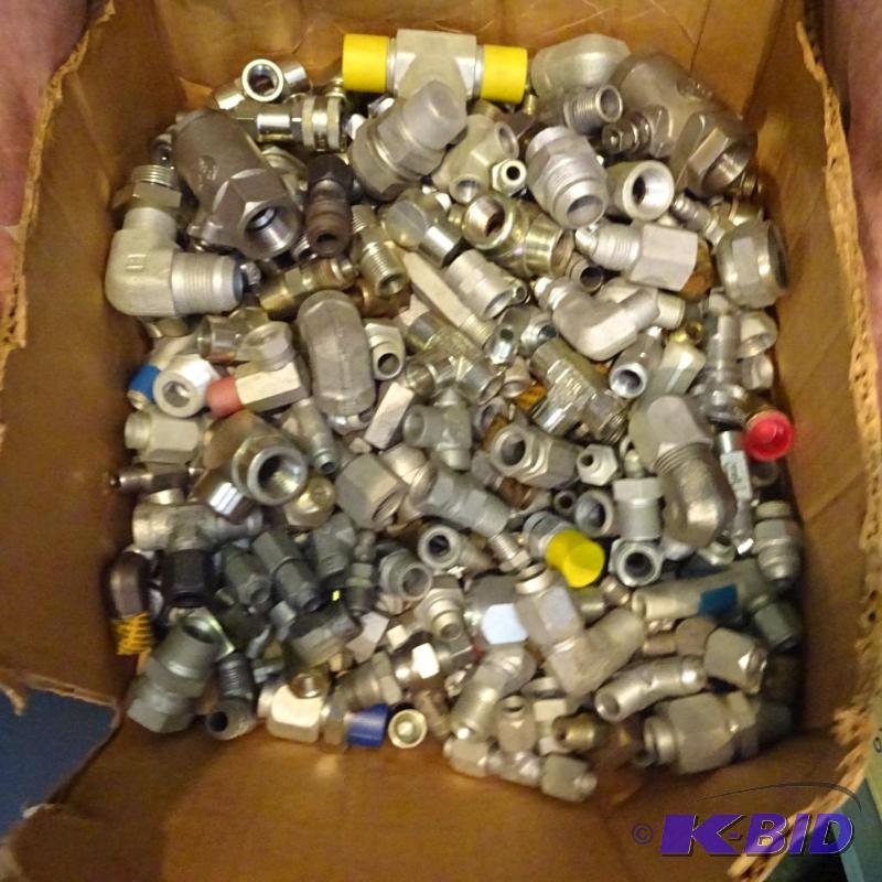 lot 386 image: misc steel fittings...