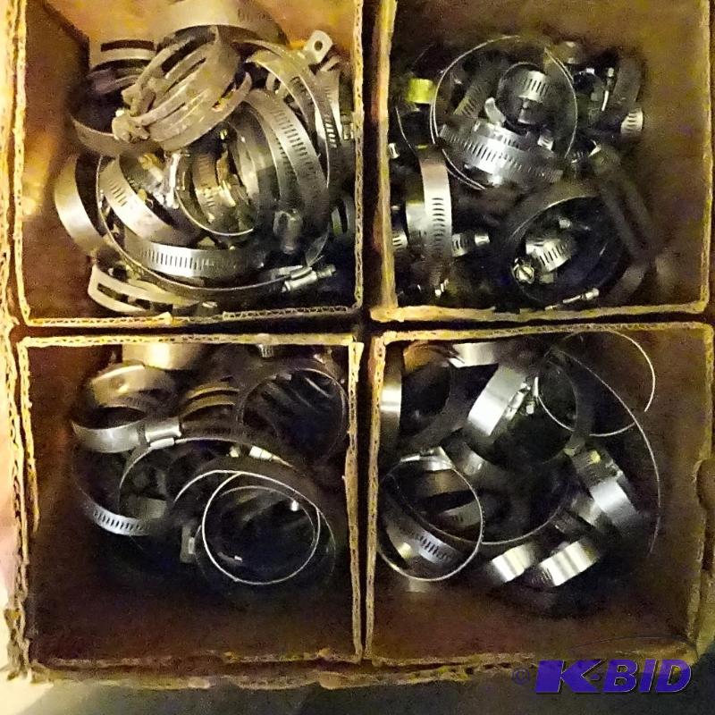 lot 387 image: hose clamps...
