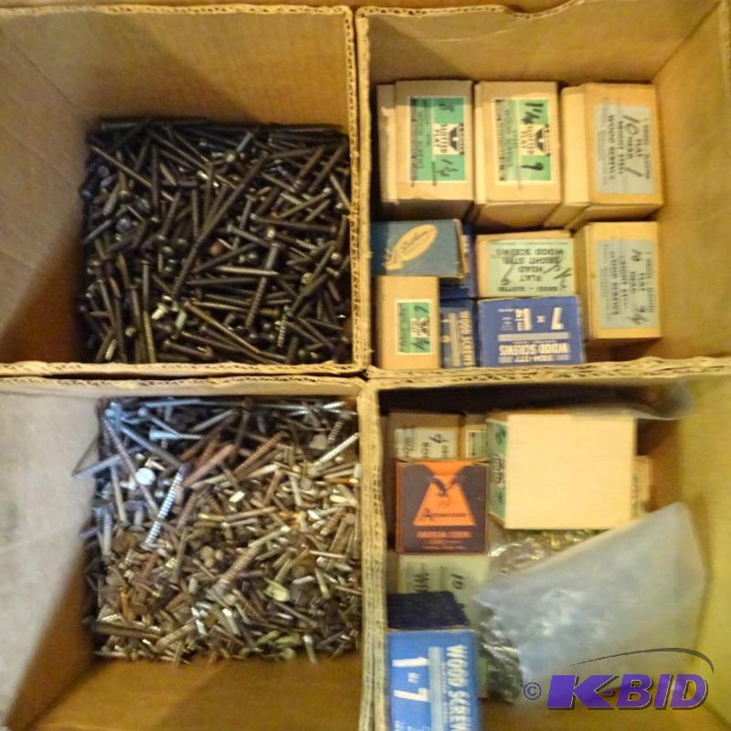 lot 401 image: wood screws...