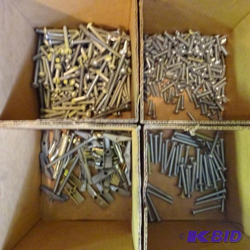 lot 408 image: 14" anchors, stove bolts...