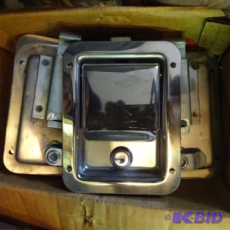 lot 409 image: enclosed trailer door latches...