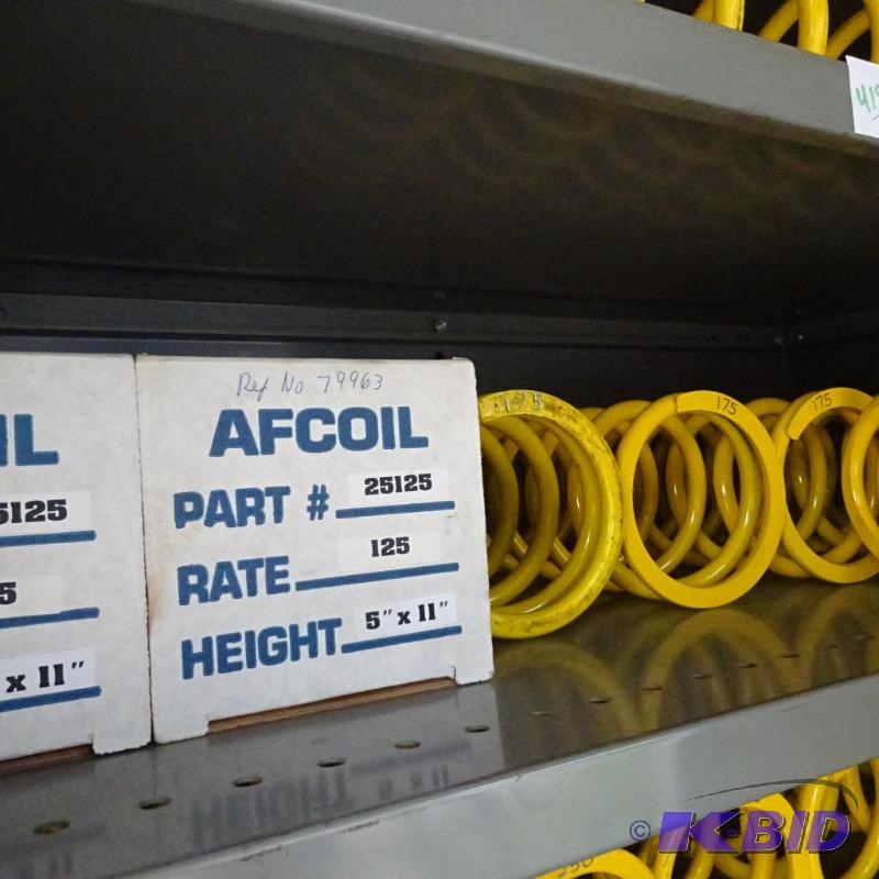 lot 420 image: misc coil suspension springs -8...