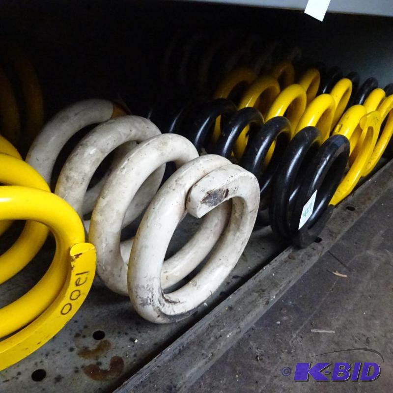 lot 427 image: misc coil suspension springs -9...