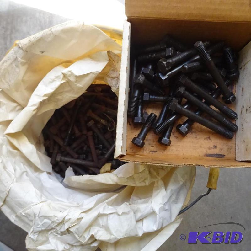 lot 55 image: Bucket of misc bolts...