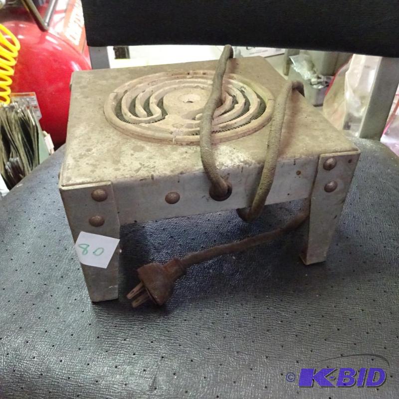 lot 80 image: 110 Volt electric stove...