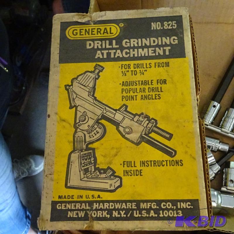 lot 94 image: General drill grinding attachments...