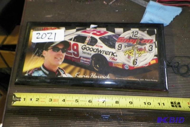 lot 2021 image: Snap-on Racing Kevin Harvick Clock