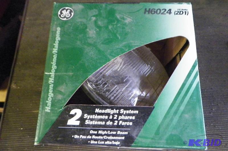 lot 2030 image: Two  GE Halogen Headlights 12V Model No. H6024