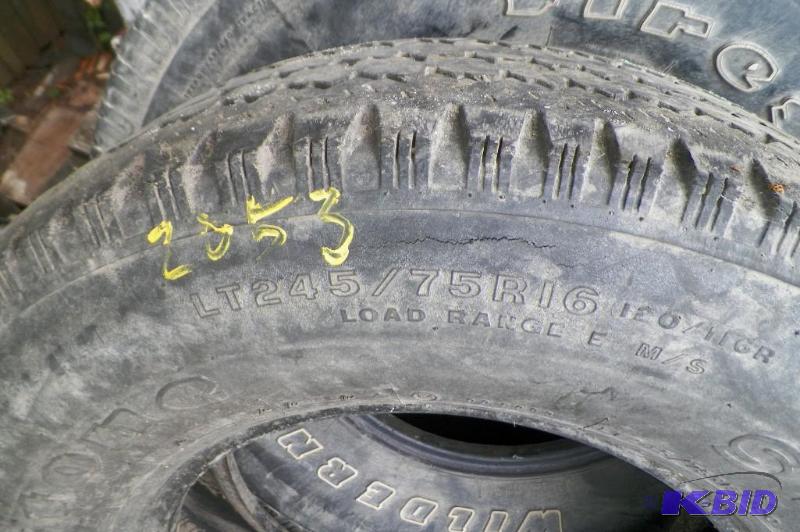 lot 2053 image: Firestone SteelTex Radial LT24575R16