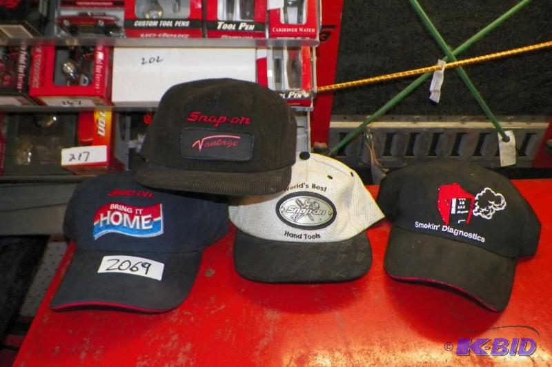 lot 2069 image: 4 Snap-on Caps Do Not Appear To Have Been Worn