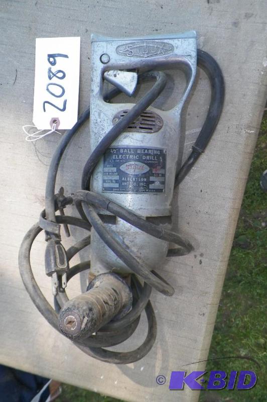 lot 2089 image: Sioux 12 Ball Bearing Electric Drill