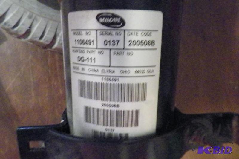lot 22 image: Invacare RT Left Motor Not Tested