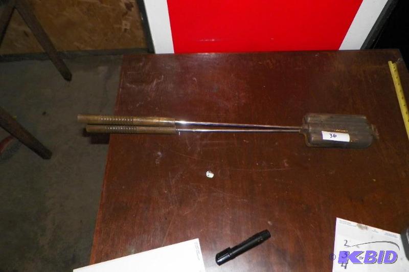 lot 36 image: Cast Iron Hot Dog & Brat Roaster